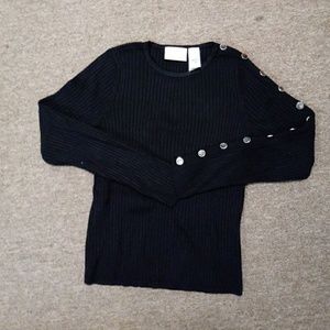 Liz Claiborne black long sleeve shirt